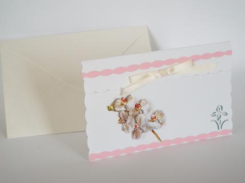 blanc rose noeud fleurs