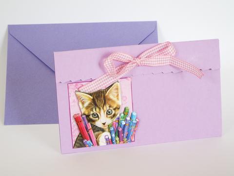 violet mauve parme chat crayons animaux objets