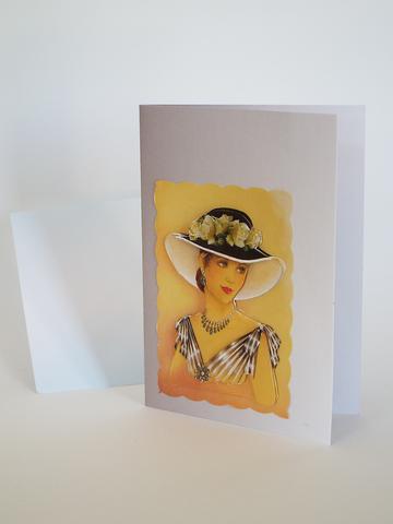 blanc femme fille vintage
