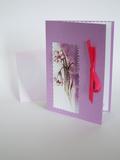violet mauve ruban noeud