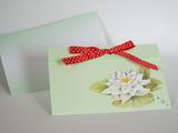 vert fleurs noeud